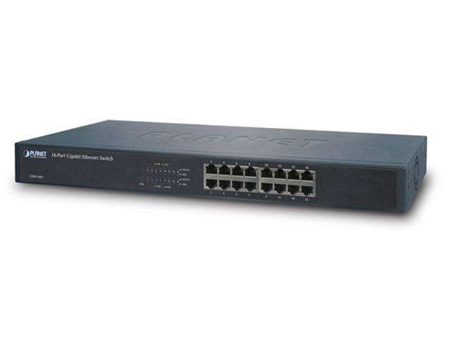Planet 16 Port 10/100/1000Mbps Gigabit Ethernet Switch