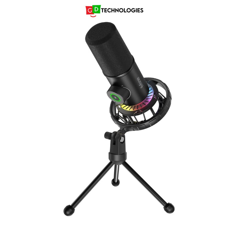 FIFINE MIC K658 USB DYNAMIC with Shock Mount – RGB