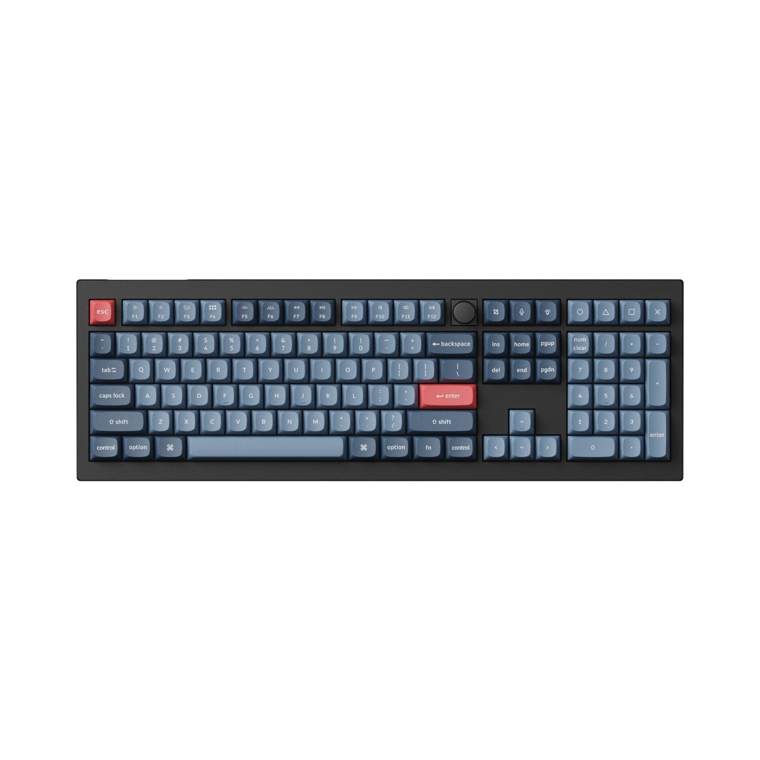 Keychron V6 Max QMK/VIA RED Wireless Custom Mechanical Keyboard | RED Switch - Black – image 2