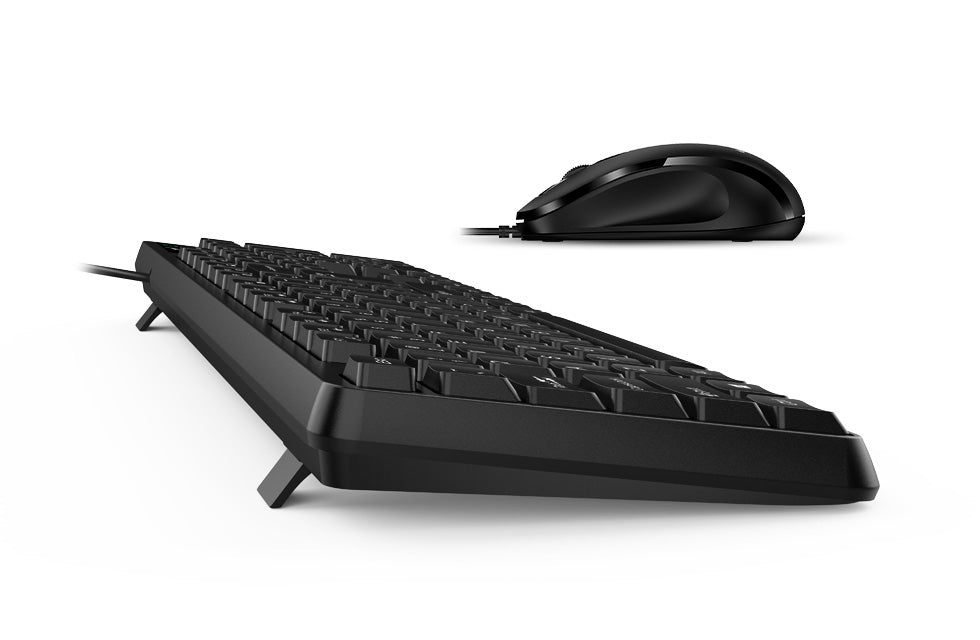 Km-170 Wired Multimedia Keyboard &amp; Mouse Combo