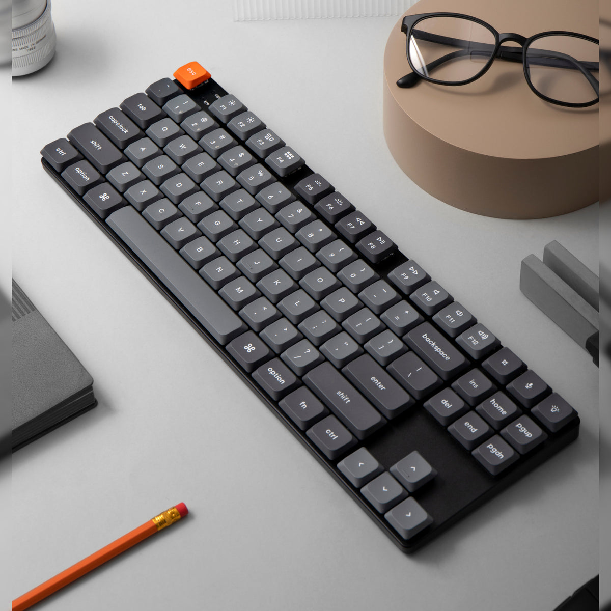 Keychron K1 Max QMK/VIA 80% Wireless Custom Mechanical Keyboard | BROWN Switches – image 3