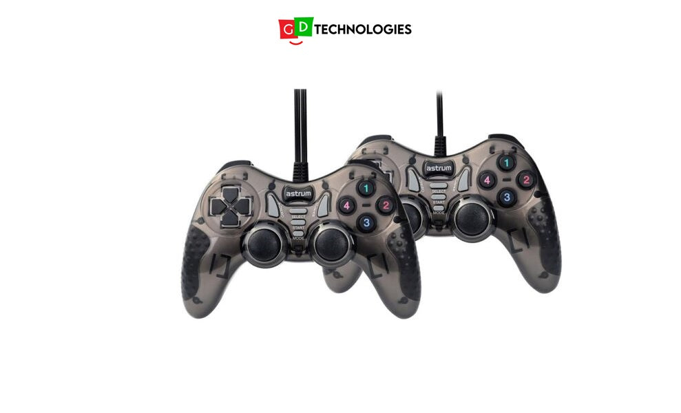 Vibration USB Twin Wired Gamepads for PC