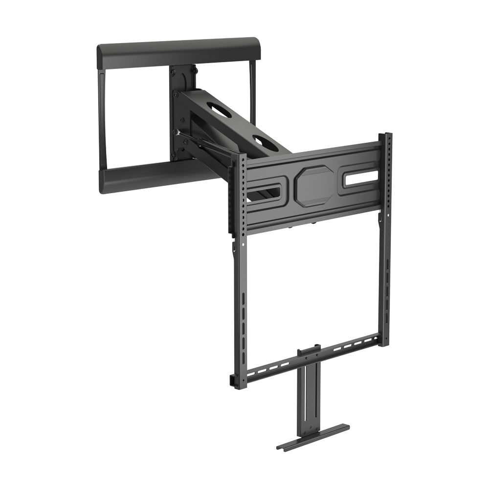 LINKQNET LPA53N-461L 65"-85" PREMIUM PULL DOWN MANTEL TV MOUNT BRACKET