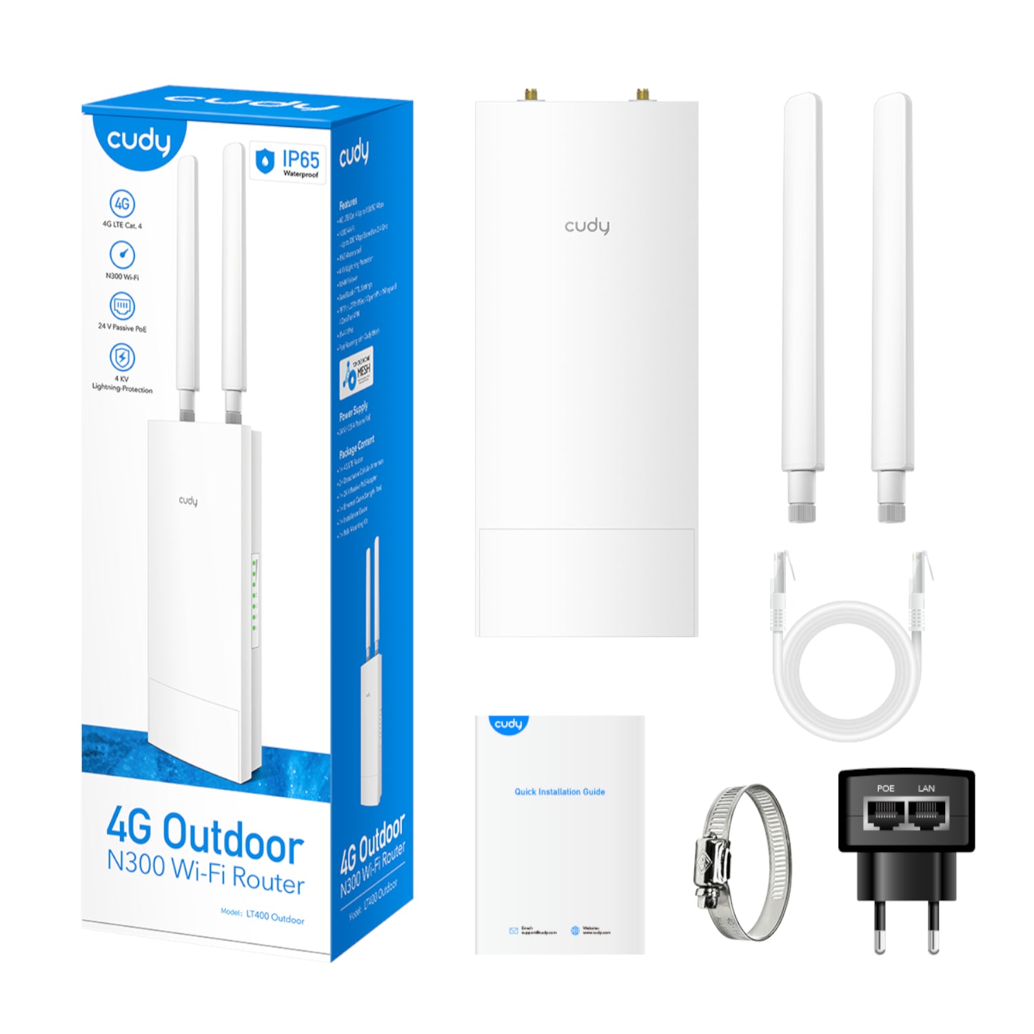 Cudy LT400 4G LTE N300 300Mbps Wi-Fi Outdoor Router – image 5