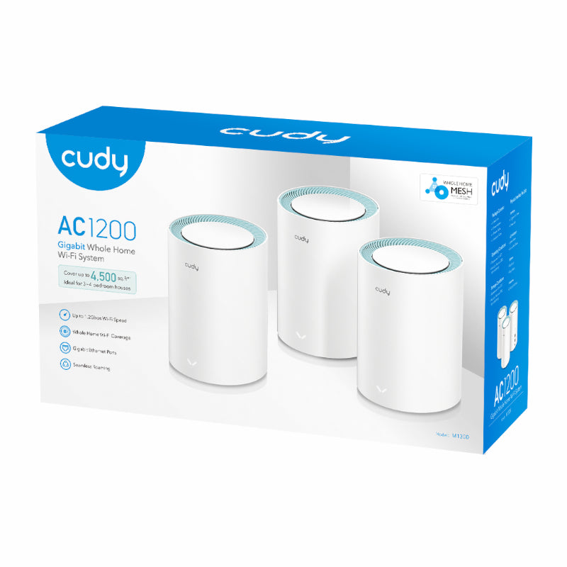 Cudy AC1200 Wi-Fi Mesh Kit 3 Pack With Gigabit – image 4