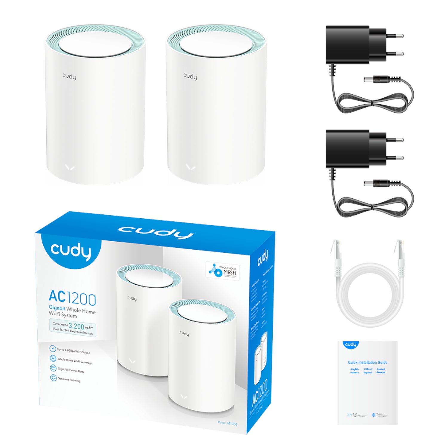 Cudy AC1200 Wi-Fi Mesh Kit 2 Pack With Gigabit – image 5