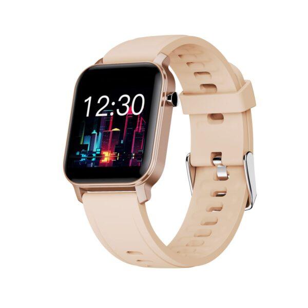 Sports Square Smart Watch – Gold
