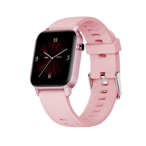 Sports Square Smart Watch – Pink