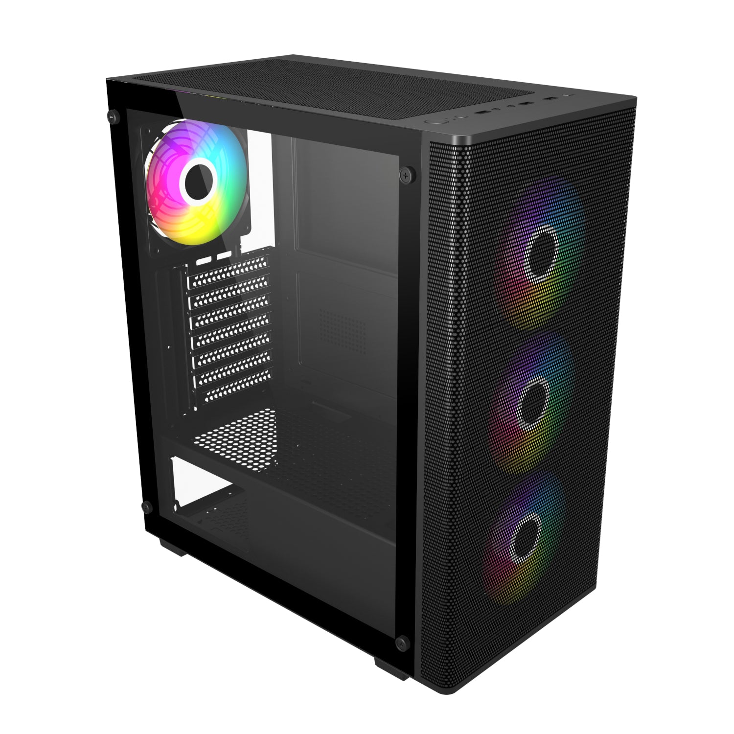 FSP M220 ATX Mid Tower Gaming Chassis - Black – image 4