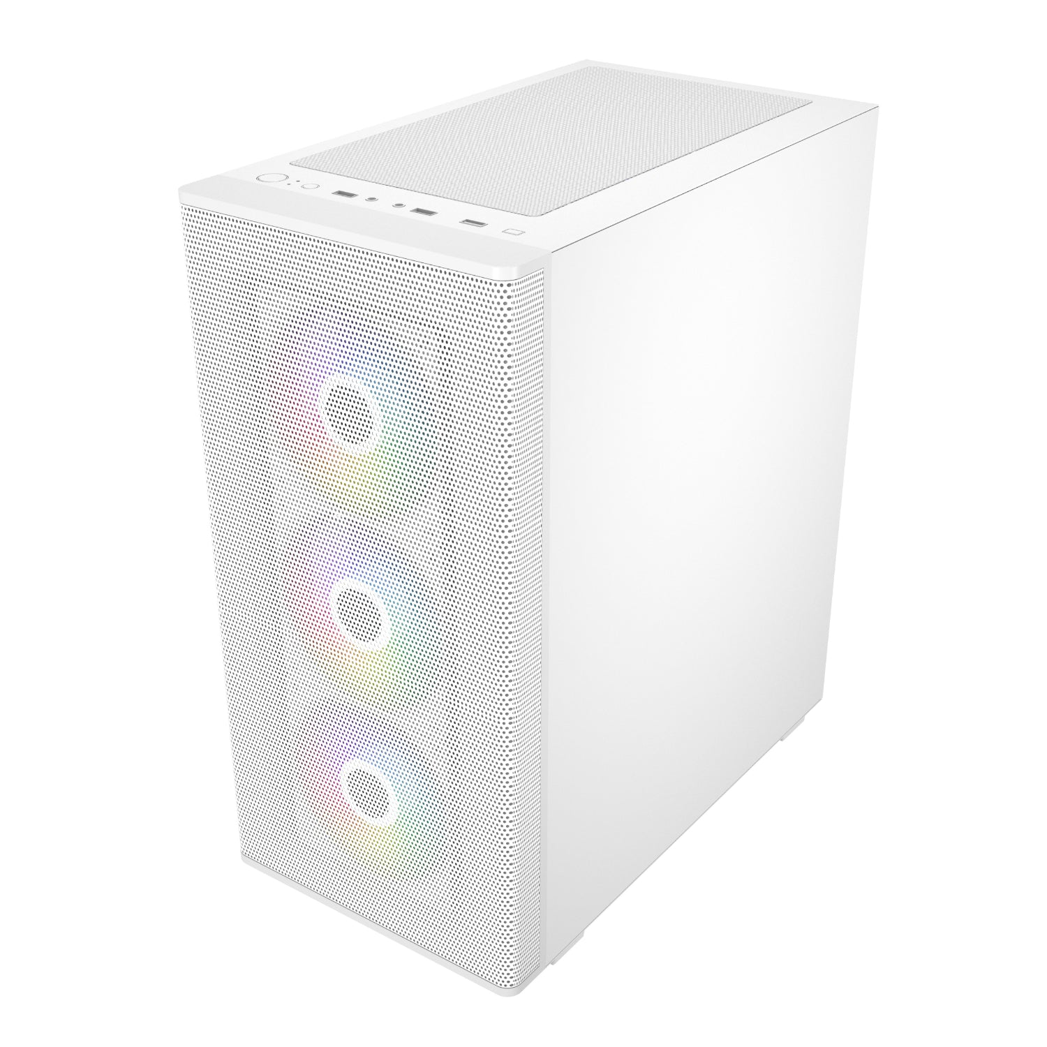 FSP M220 ATX Mid Tower Gaming Chassis - White – image 3