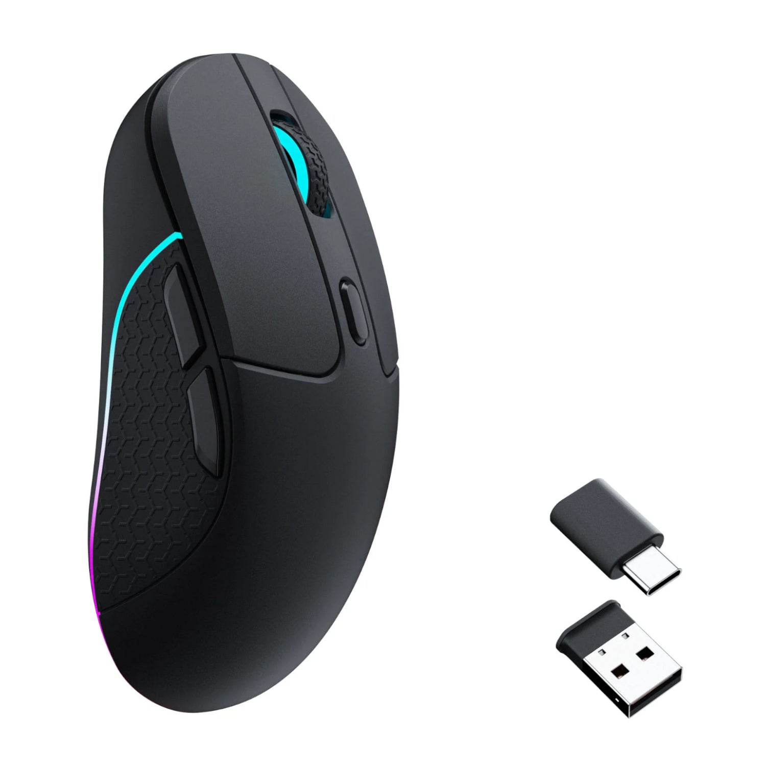 Keychron M3 RGB Wireless Optical Mouse – Black – image 2