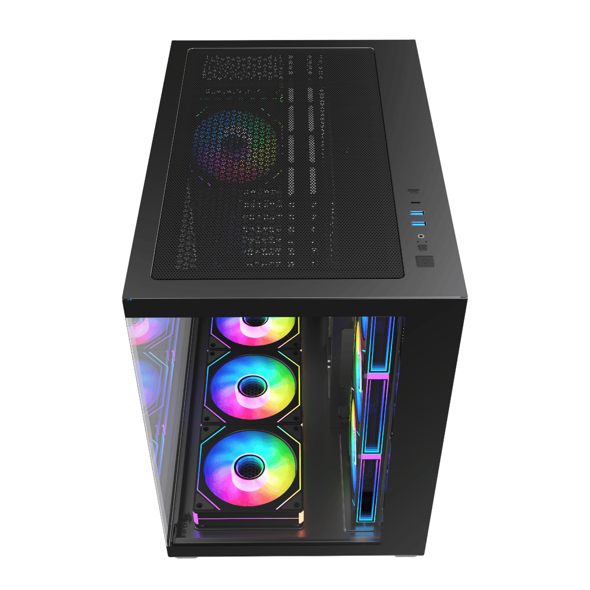 FSP M341 ARGB ATX Mid Tower Gaming Chassis - Black – image 5