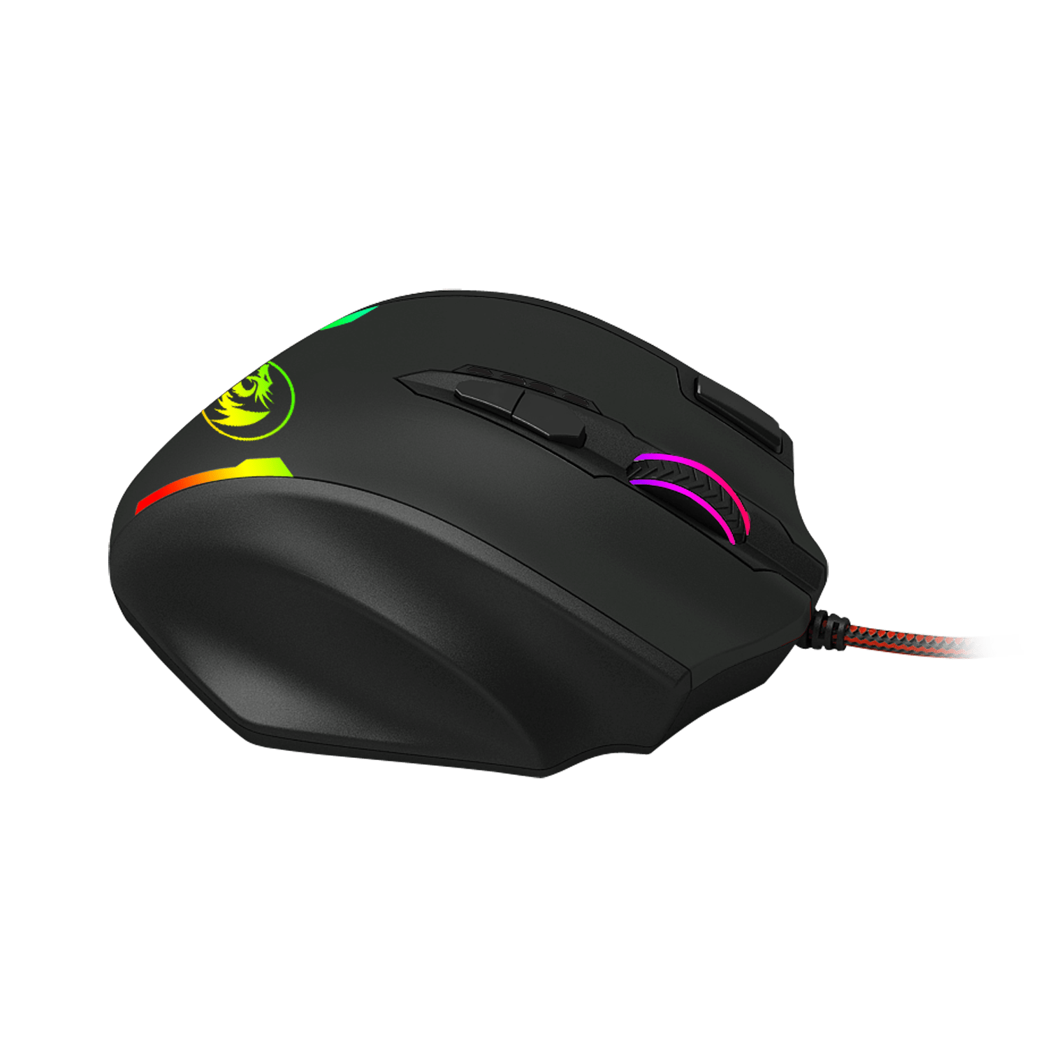 REDRAGON IMPACT 12400DPI MMO Gaming Mouse - Black - image 7