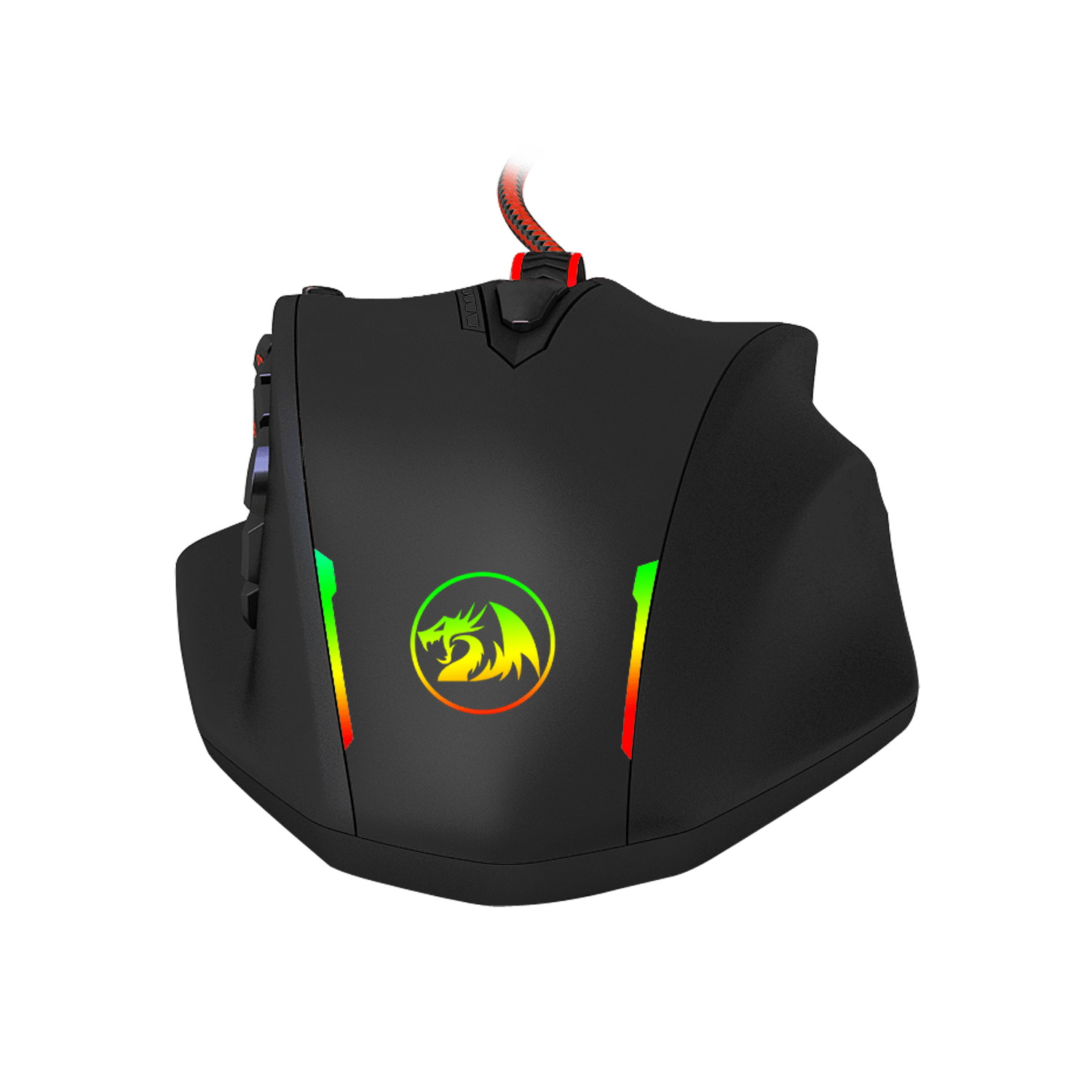 REDRAGON IMPACT 12400DPI MMO Gaming Mouse - Black - image 8