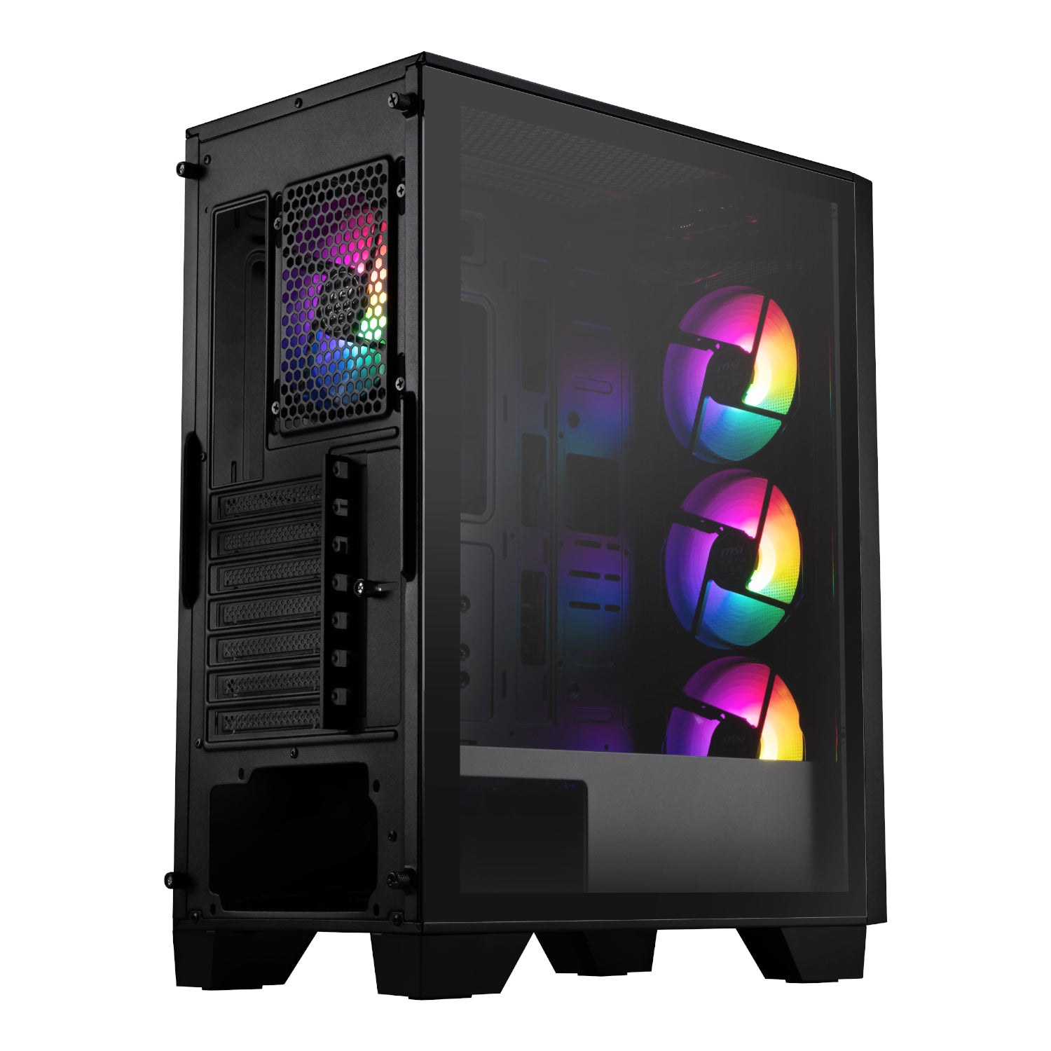 MSI MAG FORGE 130A Airflow ATX Gaming Chassis - Black – image 5