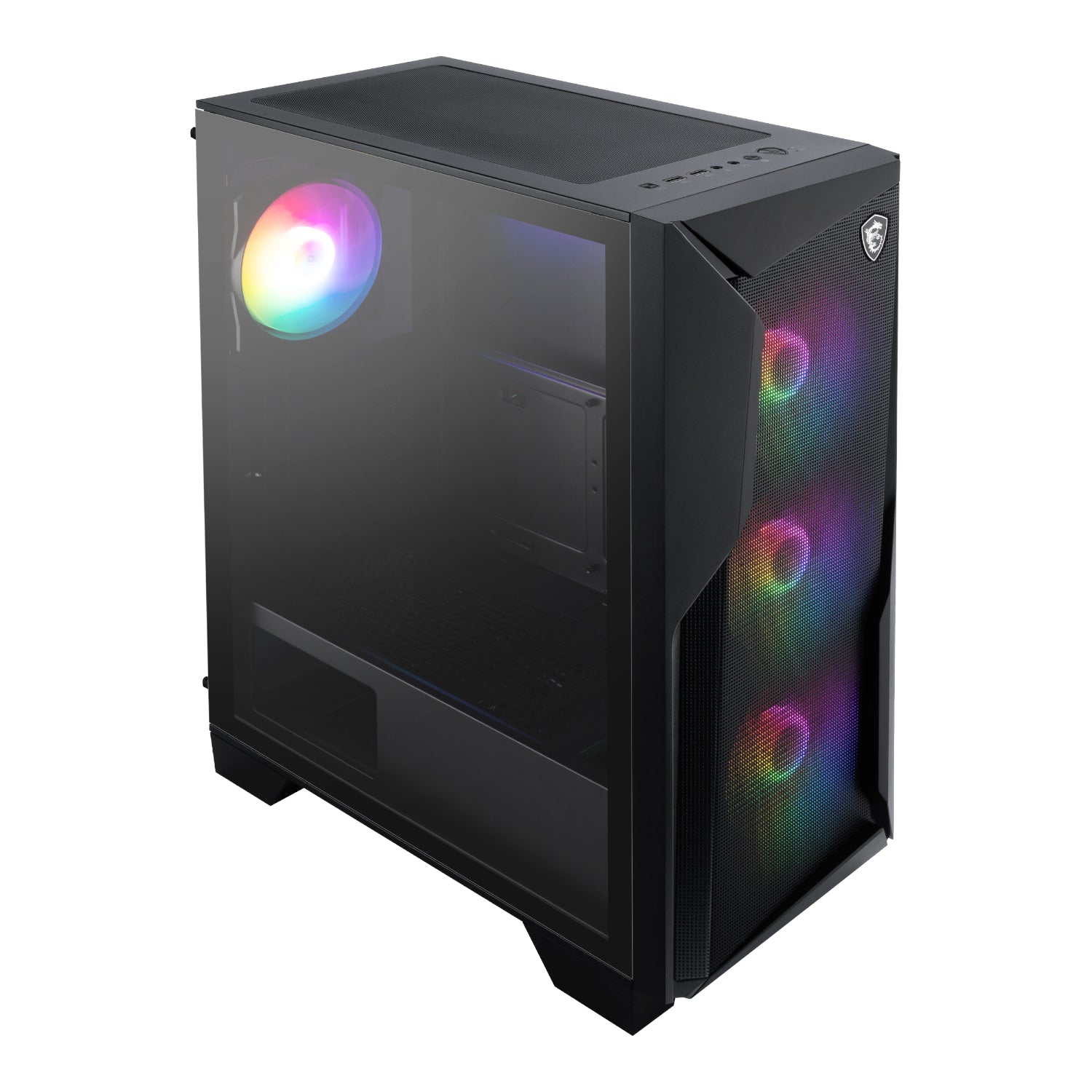 MSI MAG FORGE 130A Airflow ATX Gaming Chassis - Black – image 3