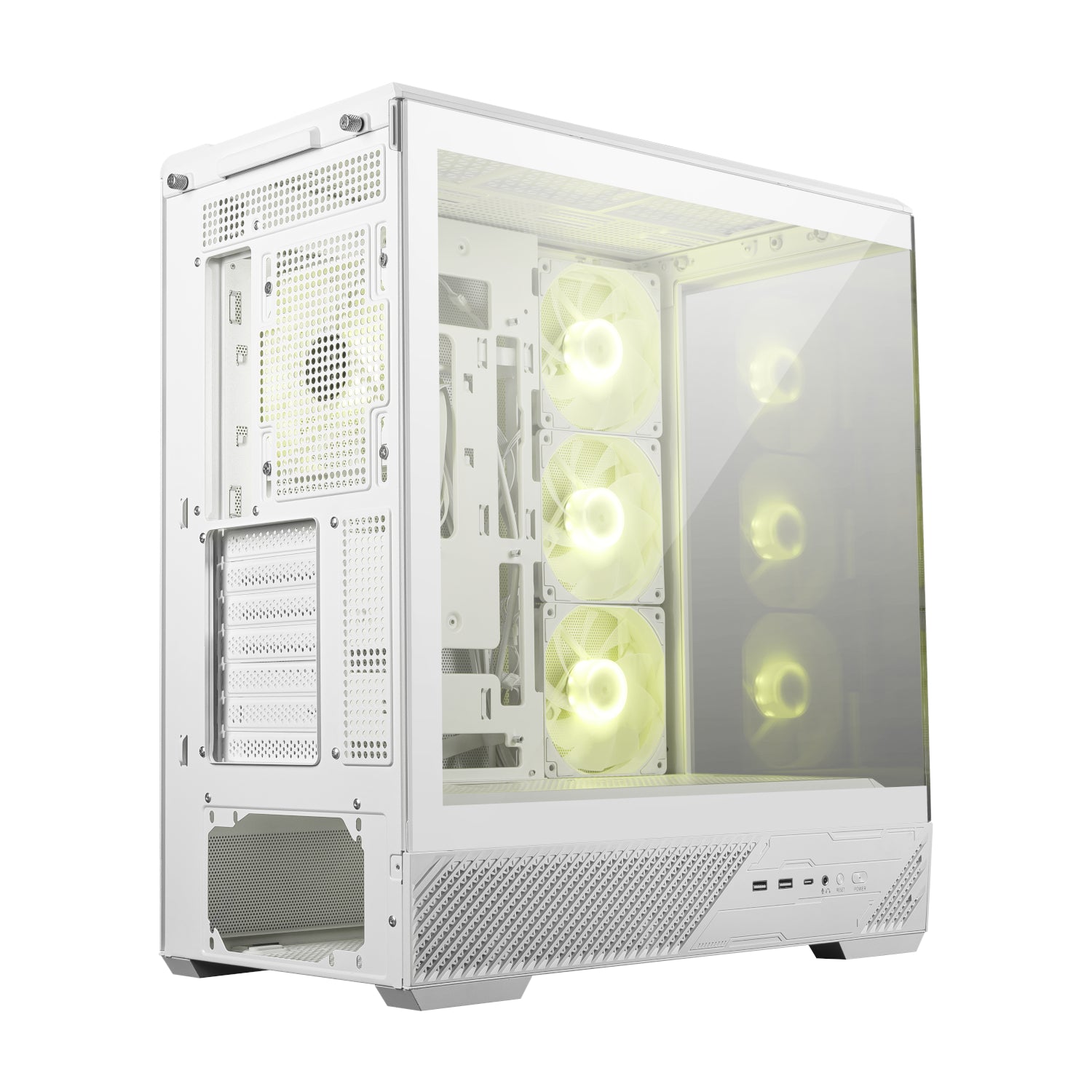 MSI MAG PANO 130R PZ ATX Gaming Chassis - White – image 3