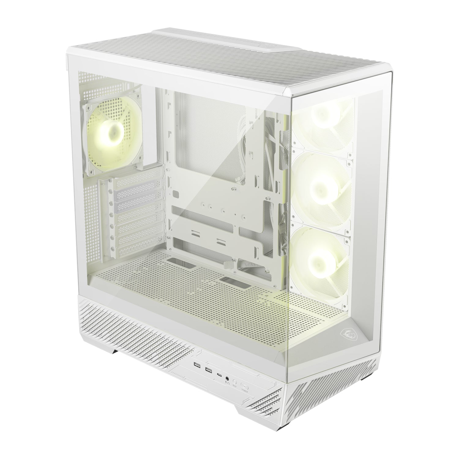 MSI MAG PANO 130R PZ ATX Gaming Chassis - White – image 4