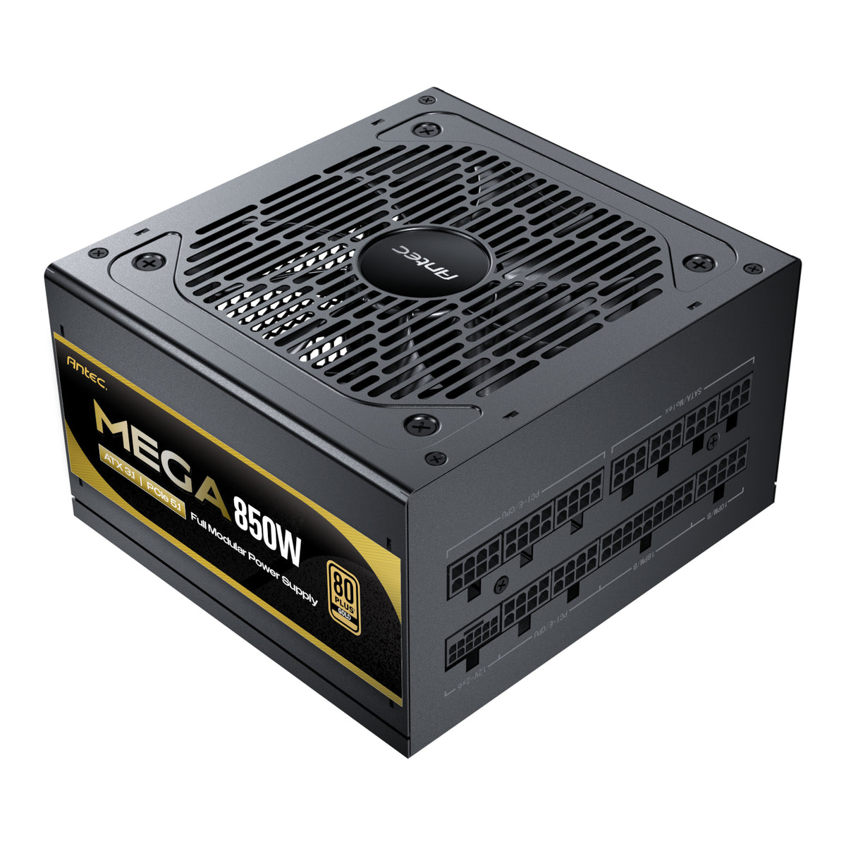 Antec MEGA 850W 80 PLUS Gold ATX3.1 PCIE 5.1 Fully Modular Power Supply – image 2