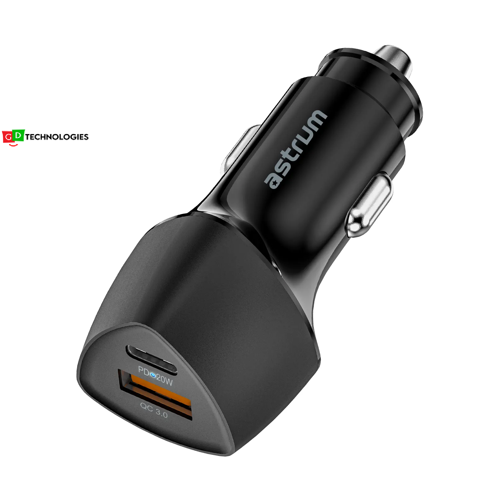 USB-C PD38W Dual USB Travel Car Charger