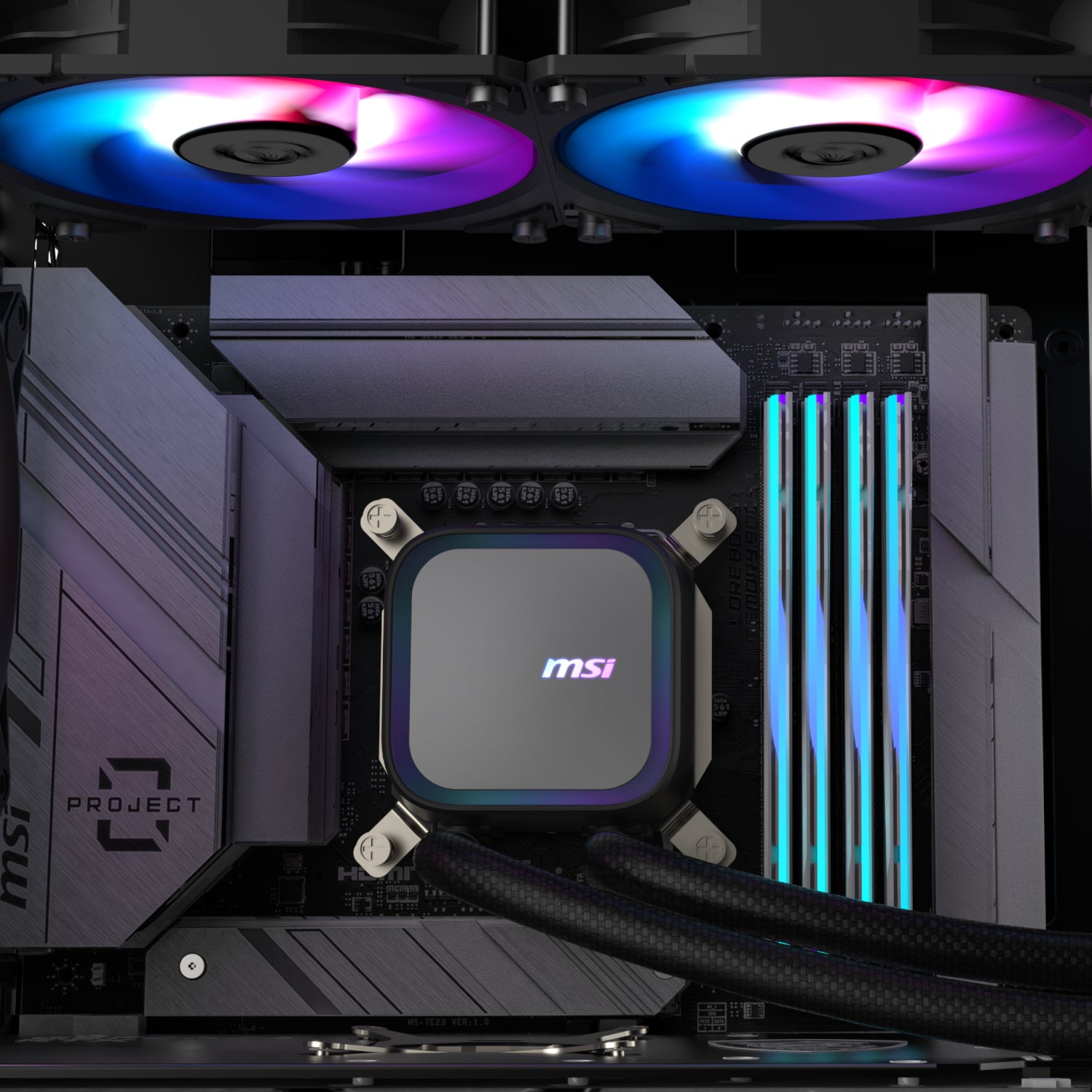 MSI MAG Coreliquid A13 240 AIO Liquid CPU Cooler - Black - image 4
