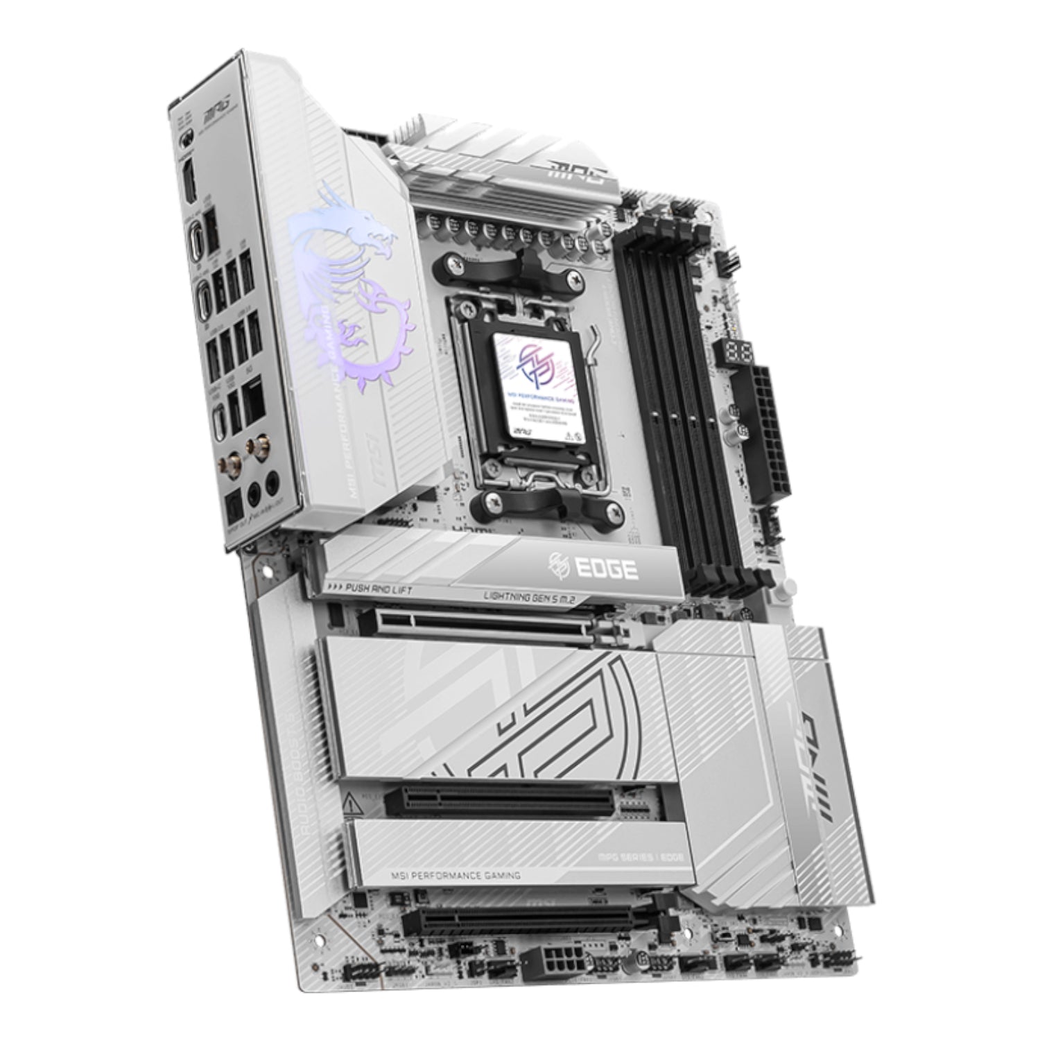 MSI MPG X870E EDGE TI WIFI AM5 ATX DDR5 Gaming Motherboard – image 3