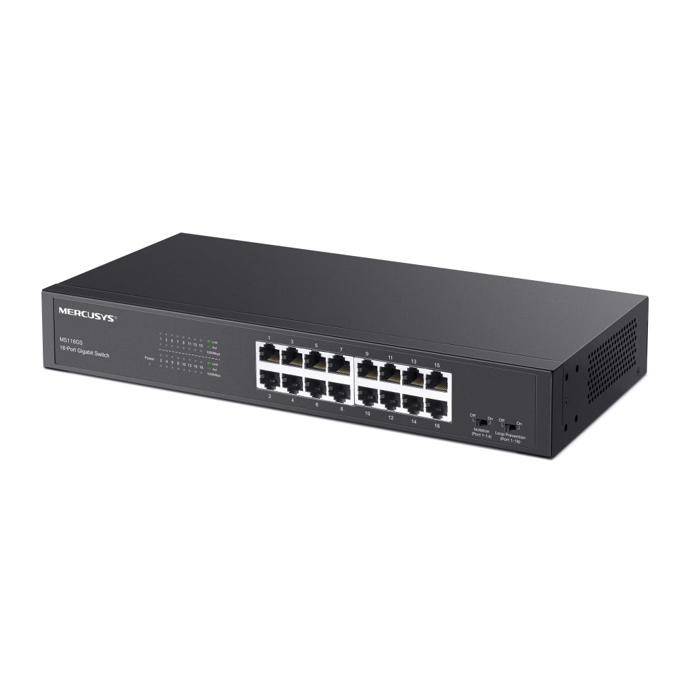 MERCUSYS 16-PORT GIGABIT DESKTOP/RACKMOUNT SWITCH