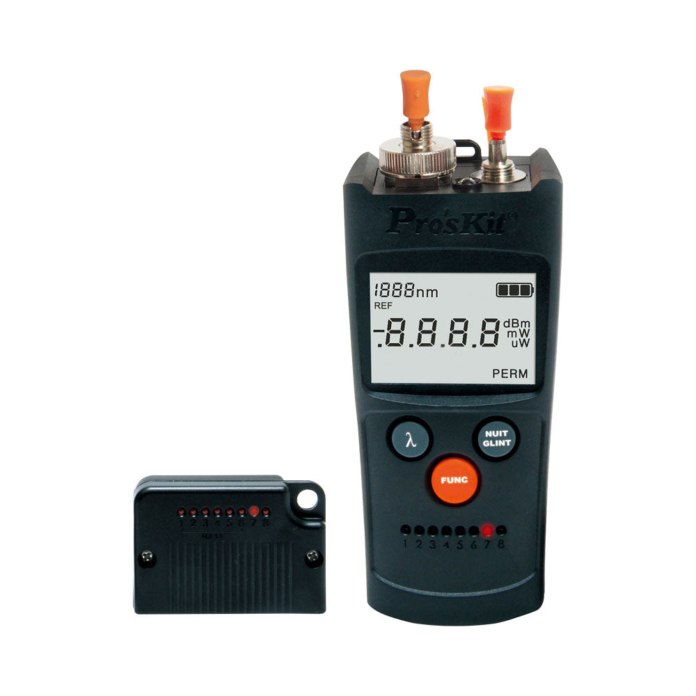 PROSKIT 4-IN-1 FIBER OPTIC POWER MULTIMETER