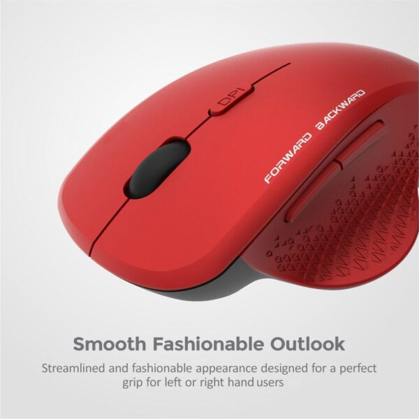 6B Wireless Optical Mouse – MW280 Red