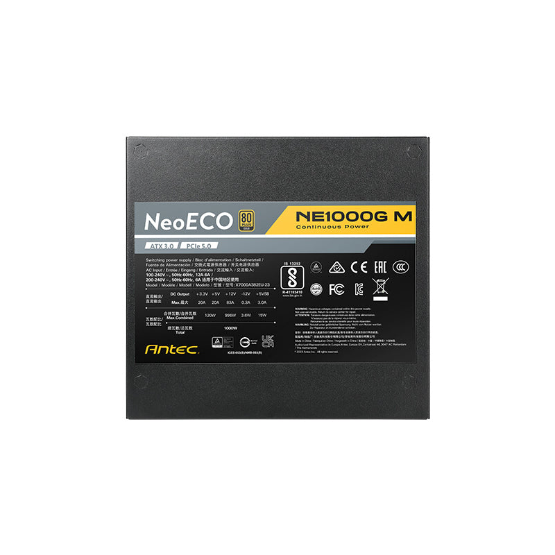 Antec NeoEco Series 1000W GEN5 80 Plus Gold Fully Modular – image 9