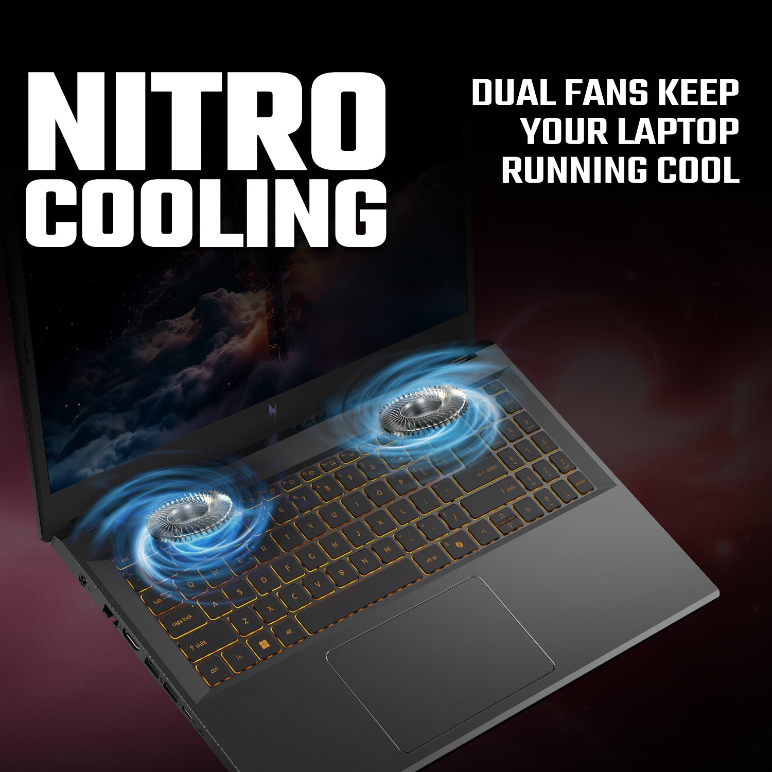 Acer NITRO V 15 Gaming Laptop 15.6″ | Intel Core 7 240H | 16GB | 512GB | RTX 4050 6GB | Windows 11 Home – image 12