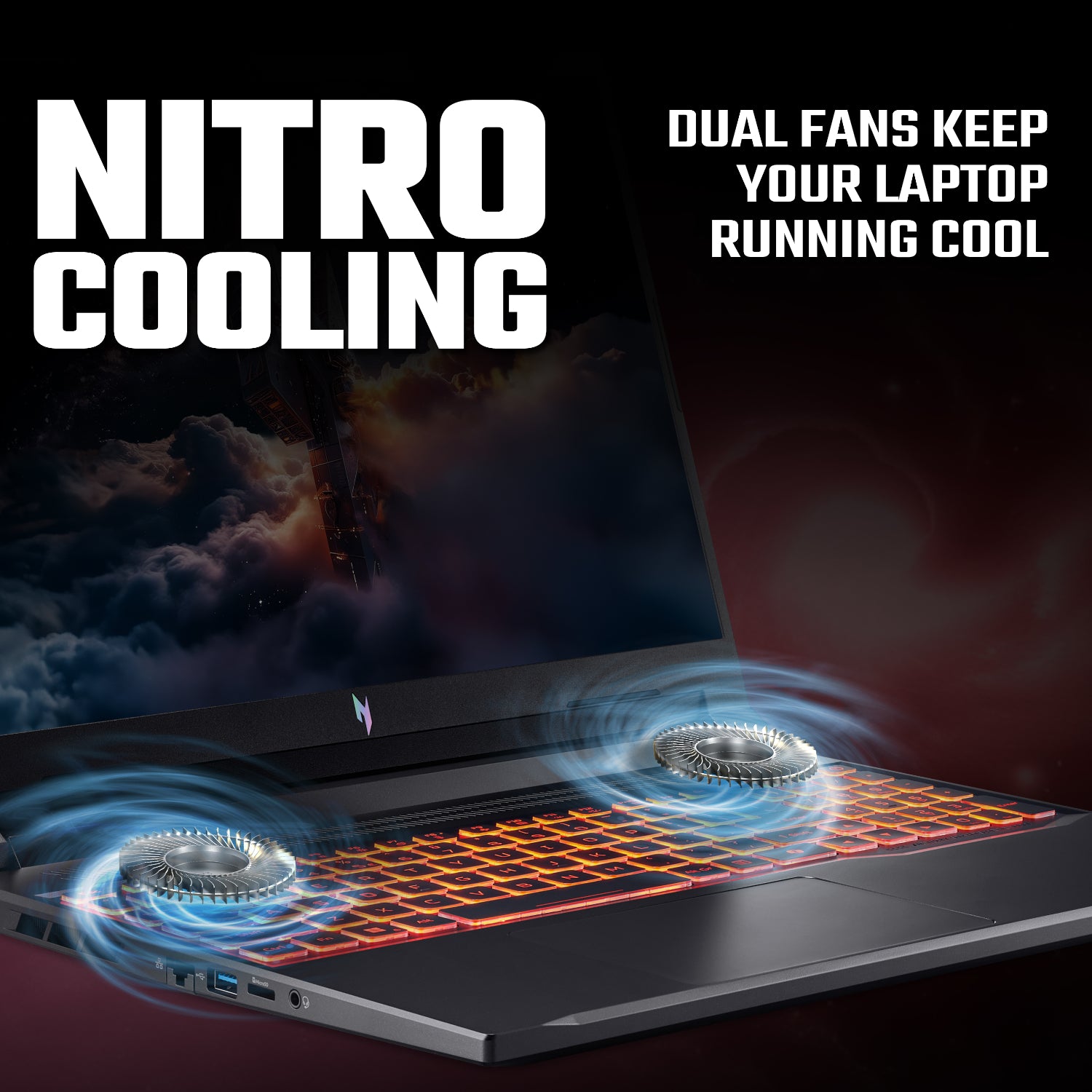 Acer NITRO V 16 Gaming Laptop 16″ | AMD Ryzen 5 | 16GB |1TB | RTX 5060 8GB | Windows 11 Home – image 13