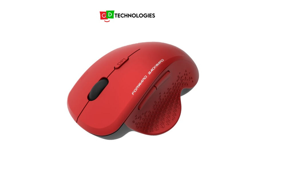 6B Wireless Optical Mouse – MW280 Red