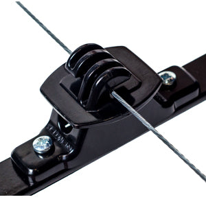 Nail On Insulator Black (up to 2.5 wire)