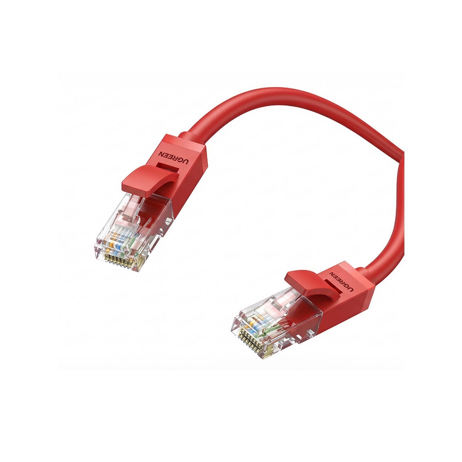 UGREEN Cat6 UTP Flat Ethernet cable 2M - Red – image 2