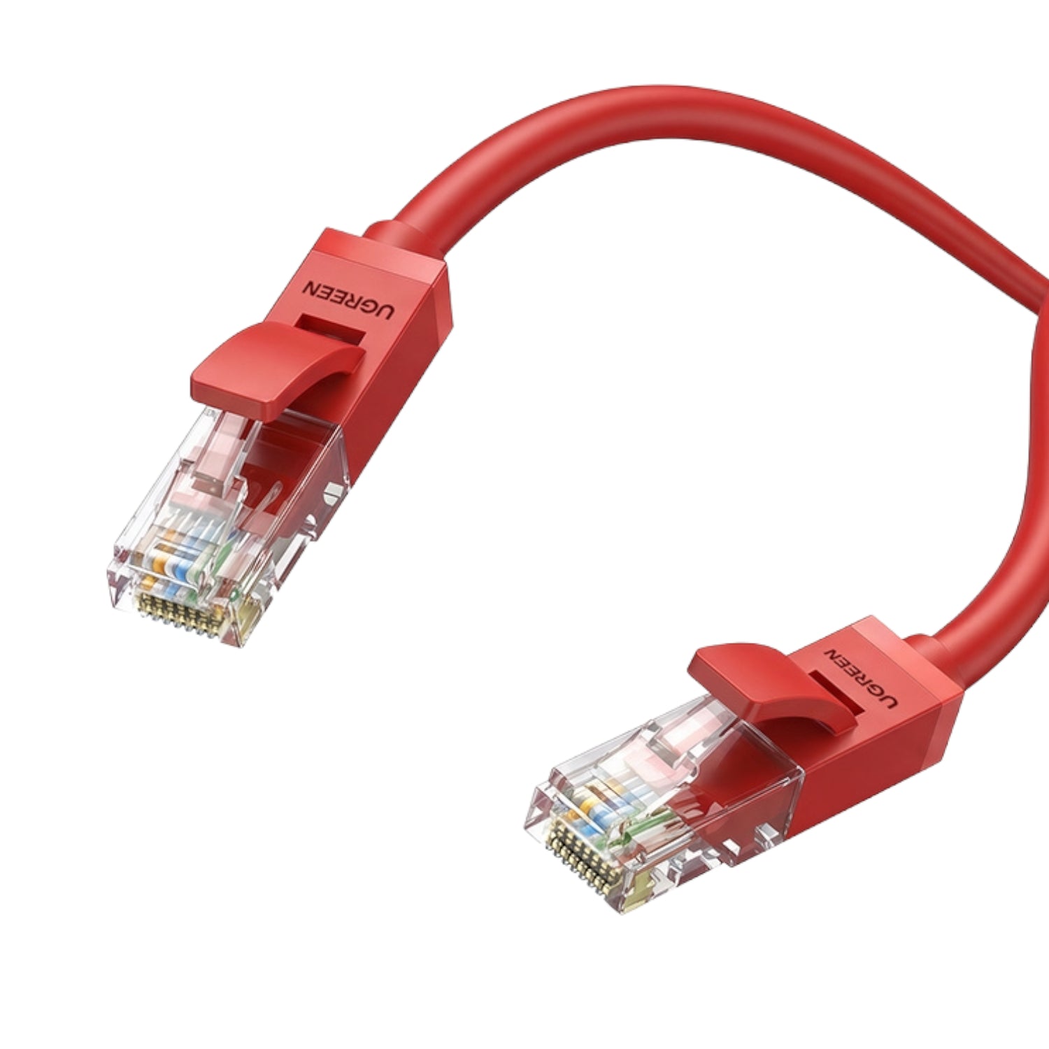 UGREEN RJ45 CAT6 Ethernet 0.5m LAN Network Cable -Red (1Gbps, 250MHz) – image 2