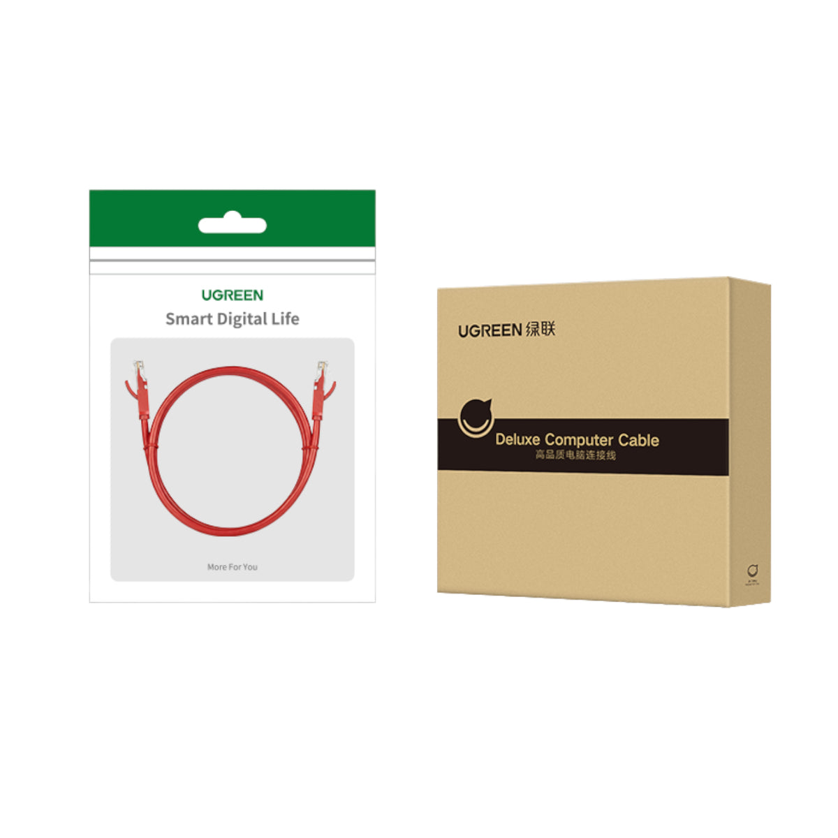 UGREEN RJ45 CAT6 Ethernet 0.5m LAN Network Cable -Red (1Gbps, 250MHz) – image 5