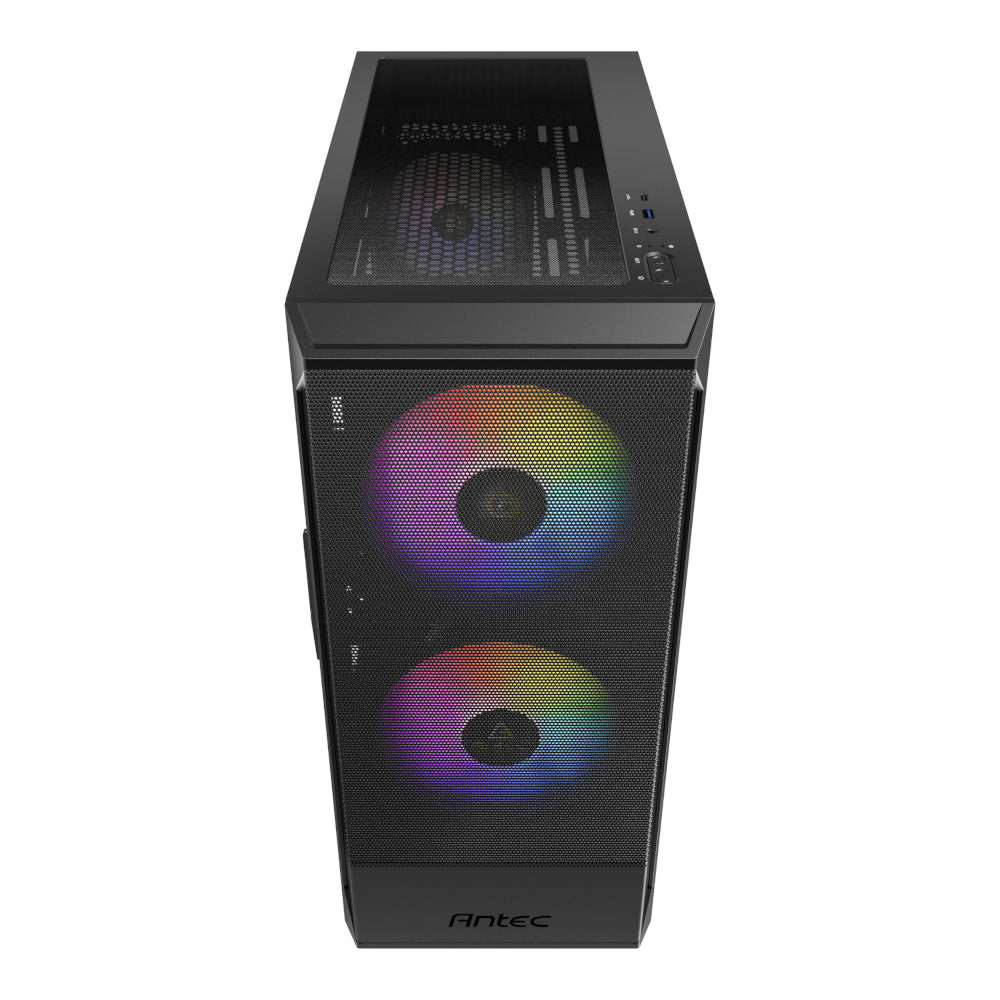 Antec NX416L ATX | Micro-ATX | ITX ARGB Mid-Tower Gaming Chassis - Black – image 2