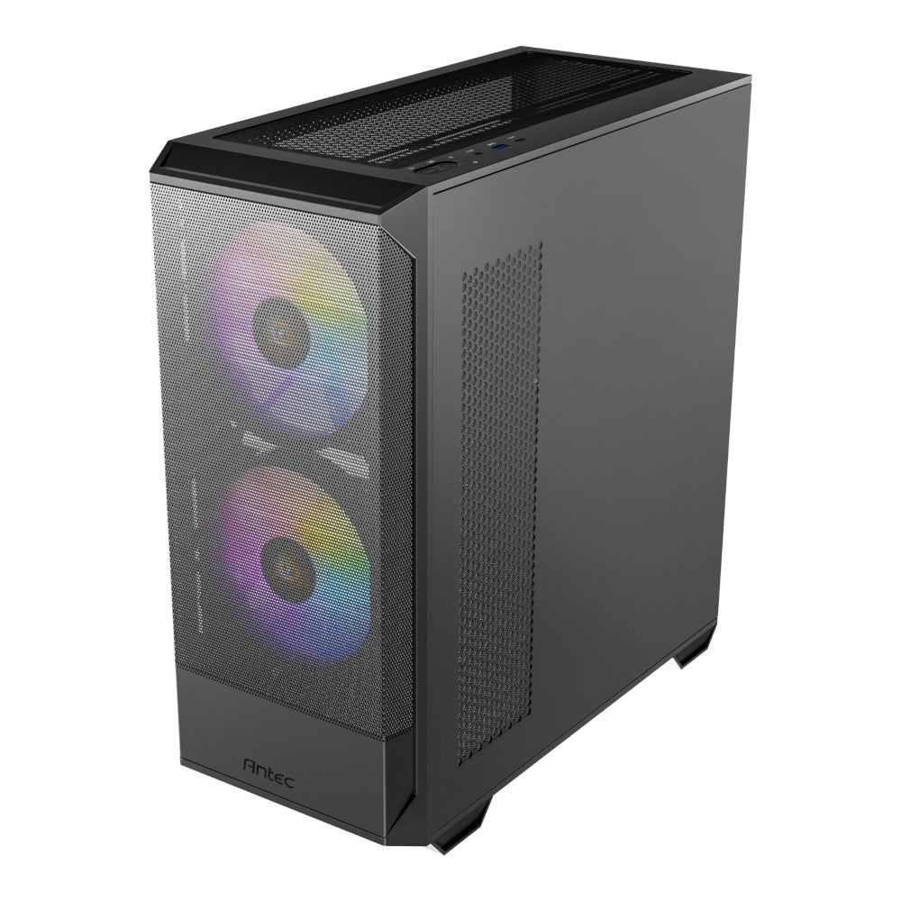 Antec NX416L ATX | Micro-ATX | ITX ARGB Mid-Tower Gaming Chassis - Black – image 3