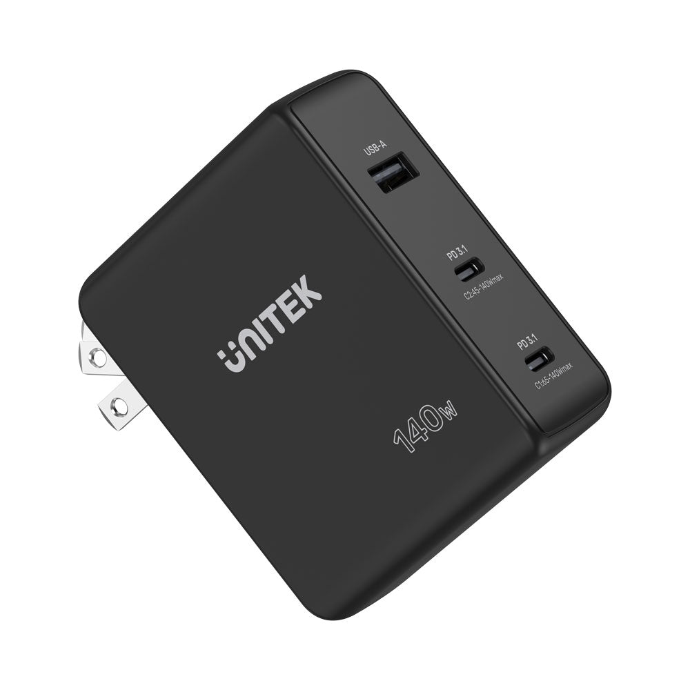 UNITEK 140W 3IN1 GAN TRAVEL CHARGER