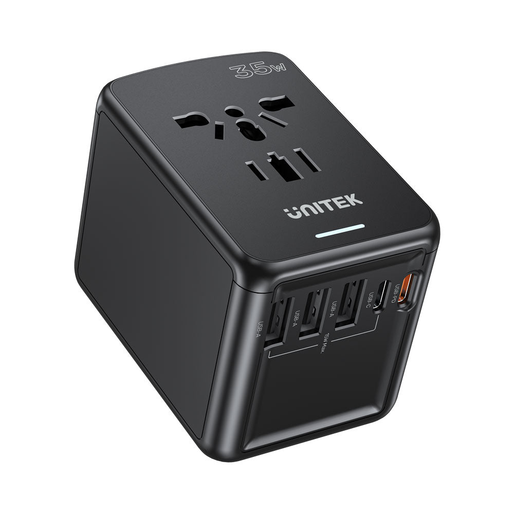 UNITEK GAN 100W UNIVERAL TRAVEL ADAPTER(P1123ABK01