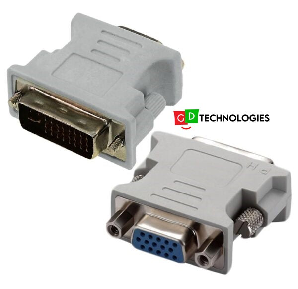 DVI-I Male to VGA Female Passive Adapter