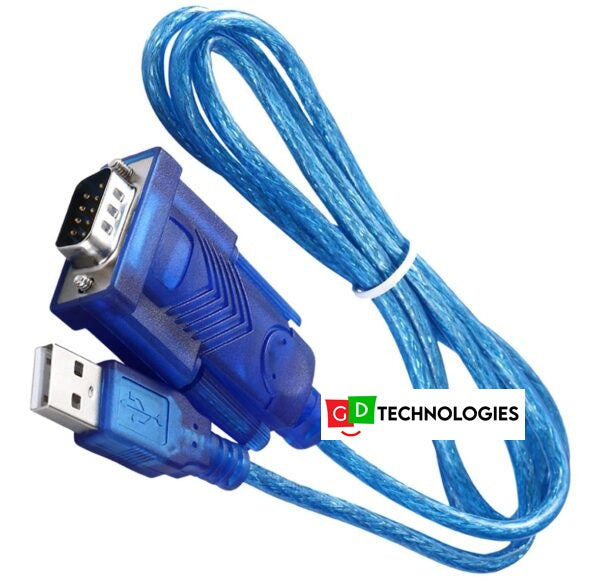 USB 2.0 to RS232 DB9 Serial Monitor Adapter