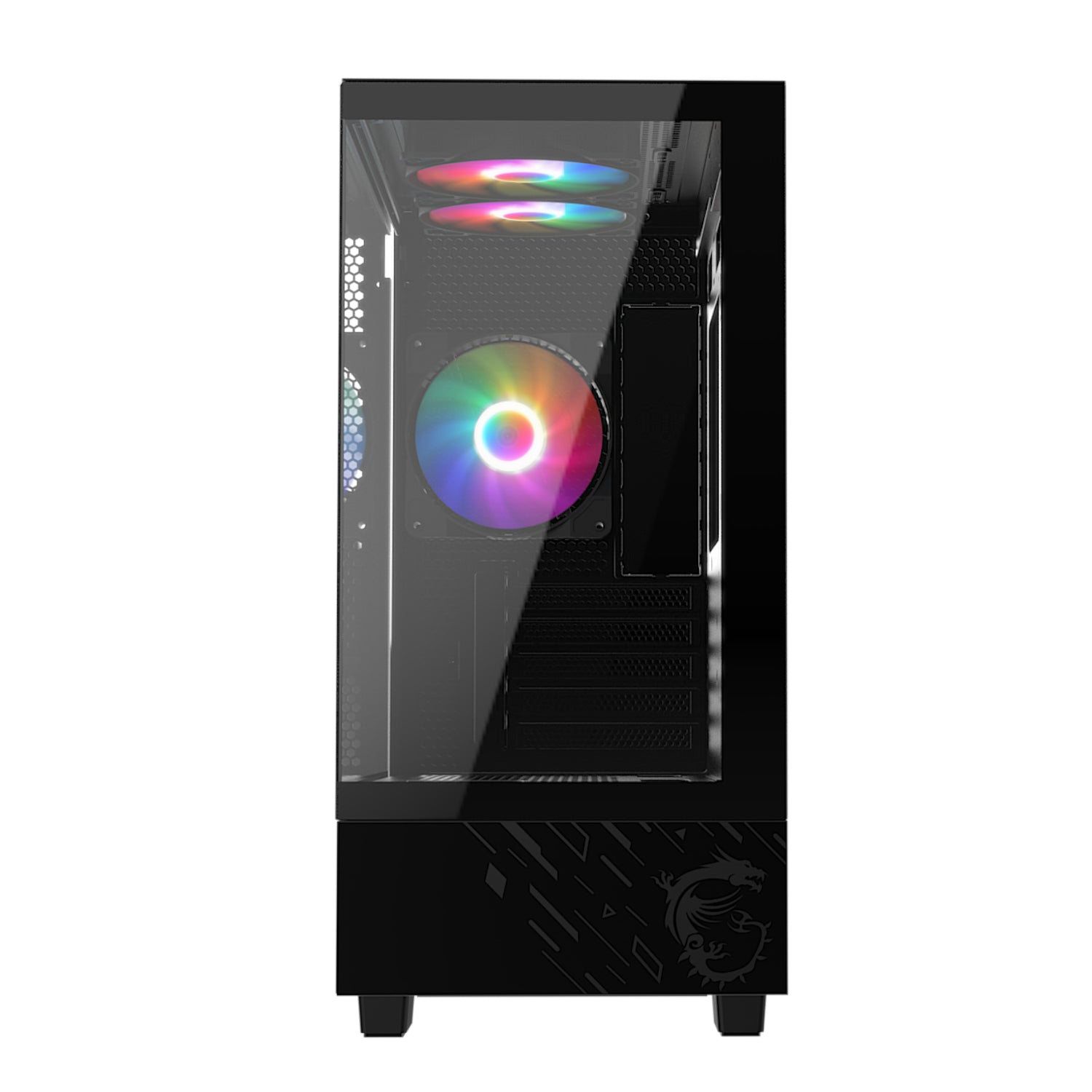 MSI PAG PANO M110A Micro-ATX Gaming Chassis – Black – image 2