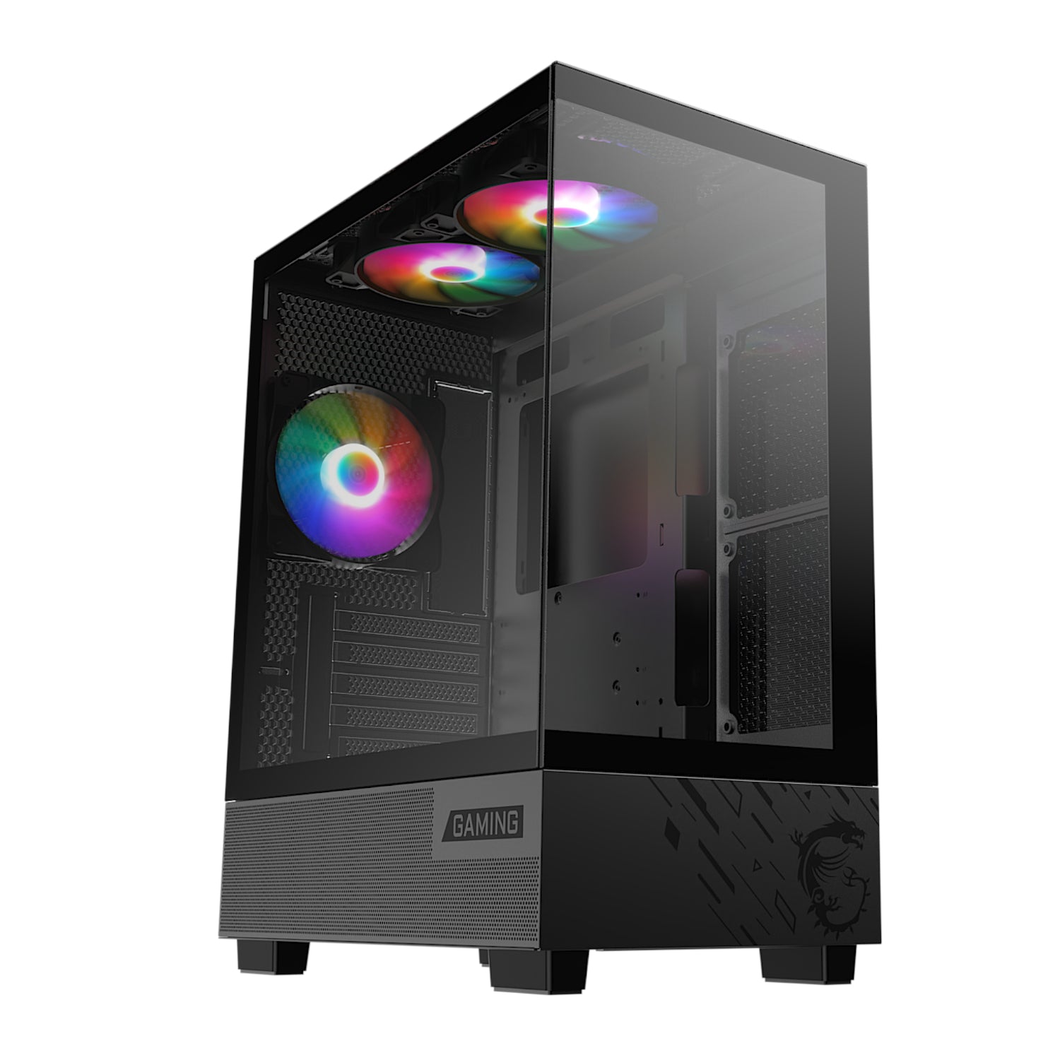 MSI PAG PANO M110A Micro-ATX Gaming Chassis – Black – image 5