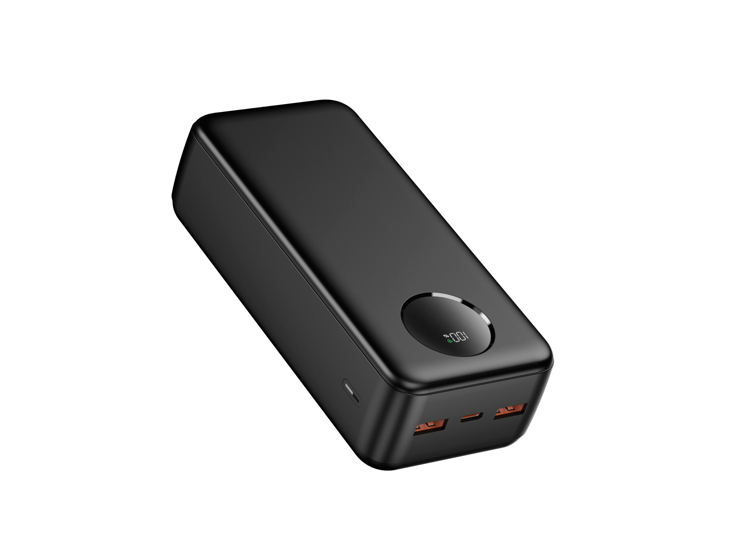 Power Bank 30000mAh PD20W Dual USB + USB-C QC18W Black - PB365