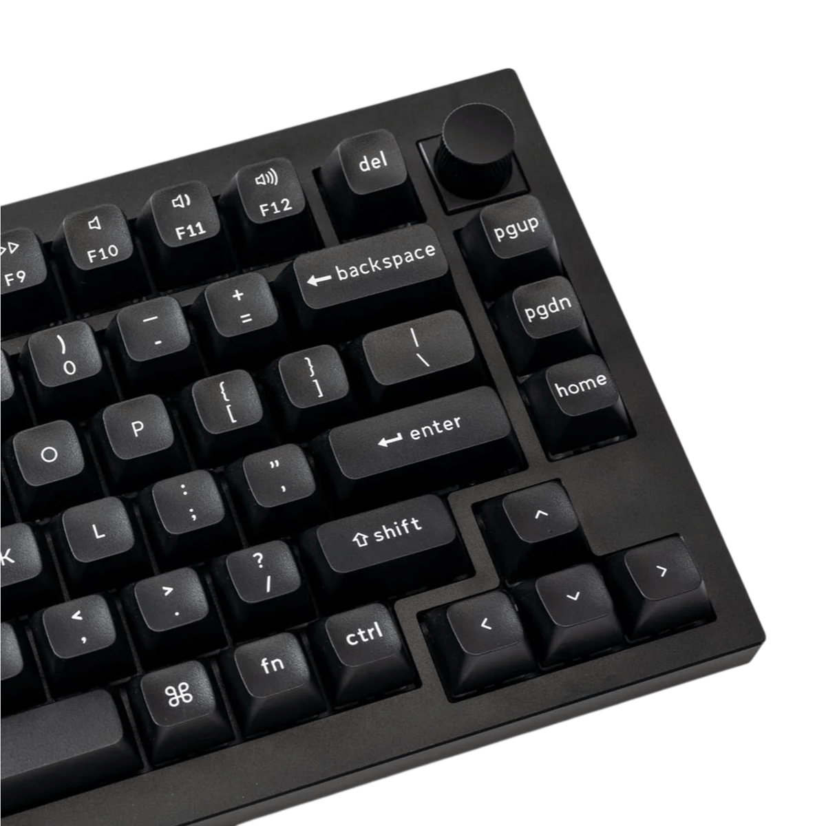 Keychron double Shot KSA PBTFull Keycap Set - White On Black – image 3