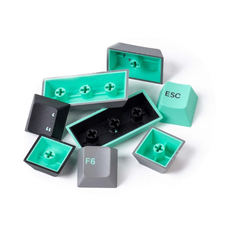 Keychron Double Shot Cherry PBT Keycap Full Keycap Set – Hacker Mint