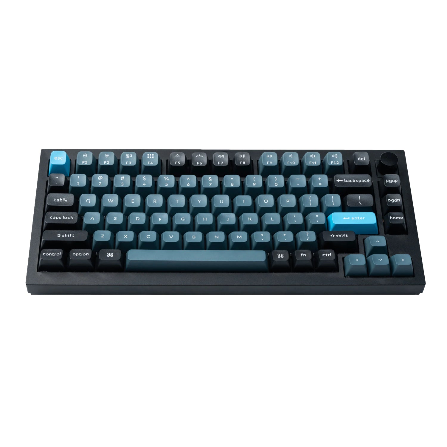 Keychron Double Shot KSA PBT Keycap Set - Dark Grey/Grey/Blue – image 2