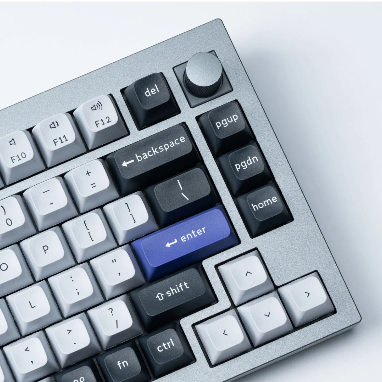 Keychron Double Shot KSA PBT Keycap Set - Dark Grey/White Smoke – image 2
